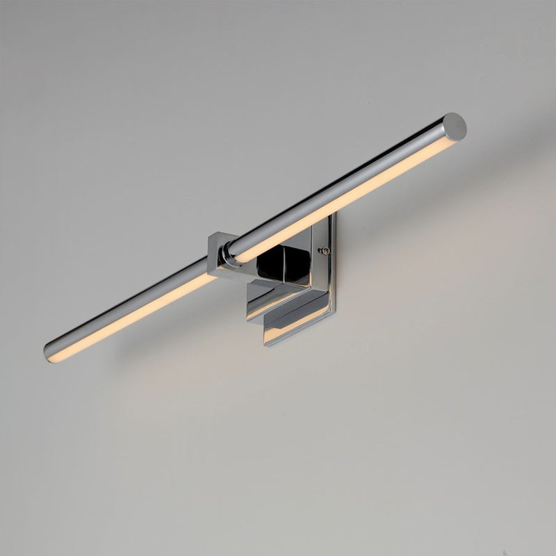 ET2 Lighting Dorian 1 Light 22" LED Wall Sconce, Polished Chrome
