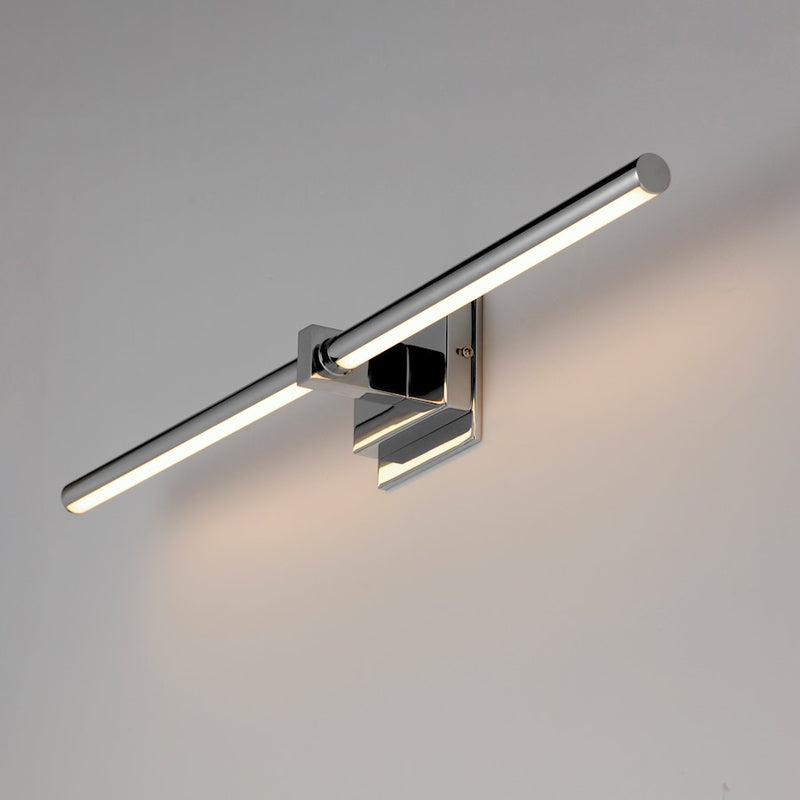 ET2 Lighting Dorian 1 Light 22" LED Wall Sconce, Polished Chrome