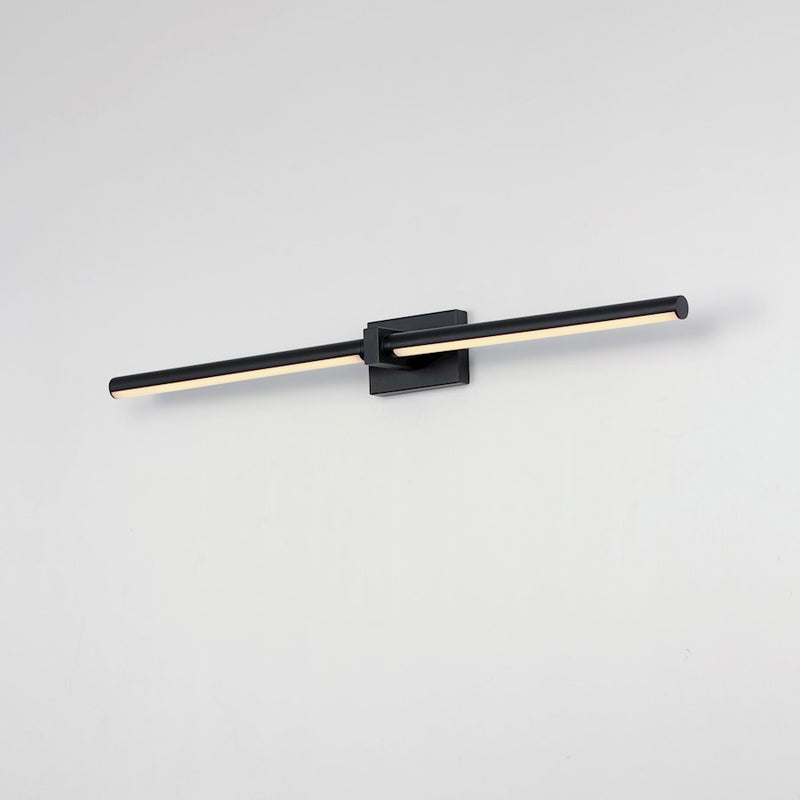 ET2 Lighting Dorian 1 Light 30" LED Wall Sconce, Black