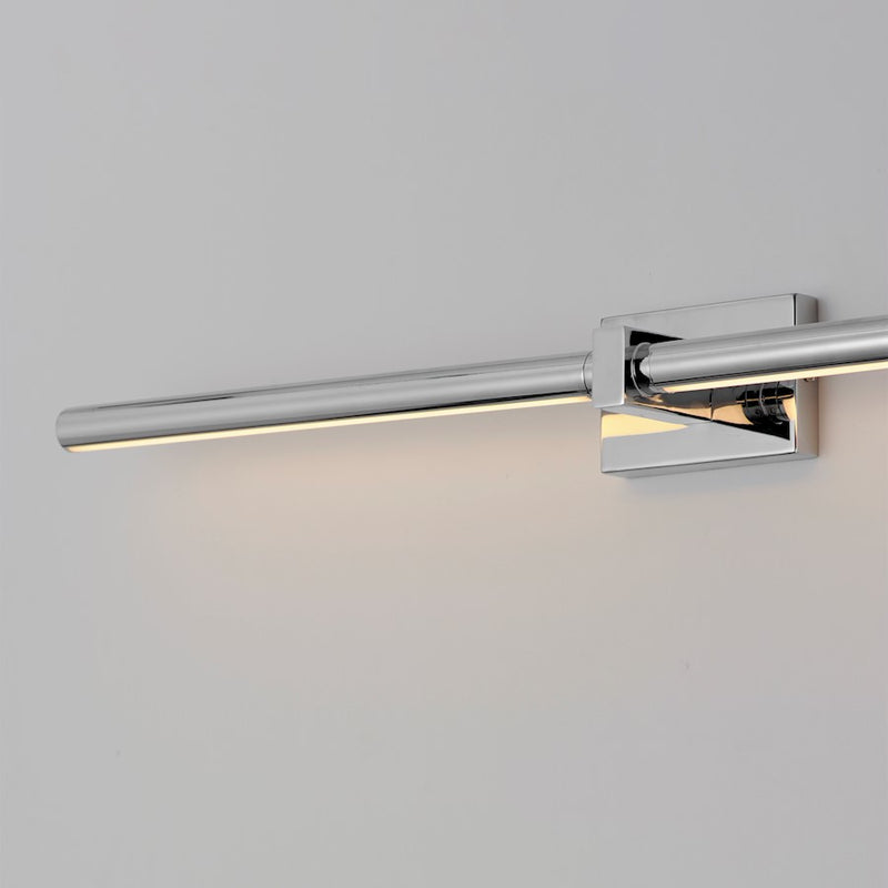 ET2 Lighting Dorian 1 Light 30" LED Wall Sconce, Polished Chrome