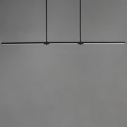 ET2 Dorian 60in 3-Light Linear LED Pendant | Modern Black and Acrylic | Kitchen Island & Dining Room | 60 x 1 x 1 in | Model E21359-BK