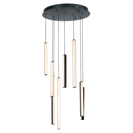 ET2 Lighting Hover 8-Light Pendant, Black