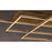 ET2 Lighting Traverse LED 12-Light 24" Flush Mount, Champagne