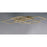 ET2 Lighting Traverse LED 12-Light 24" Flush Mount, Champagne