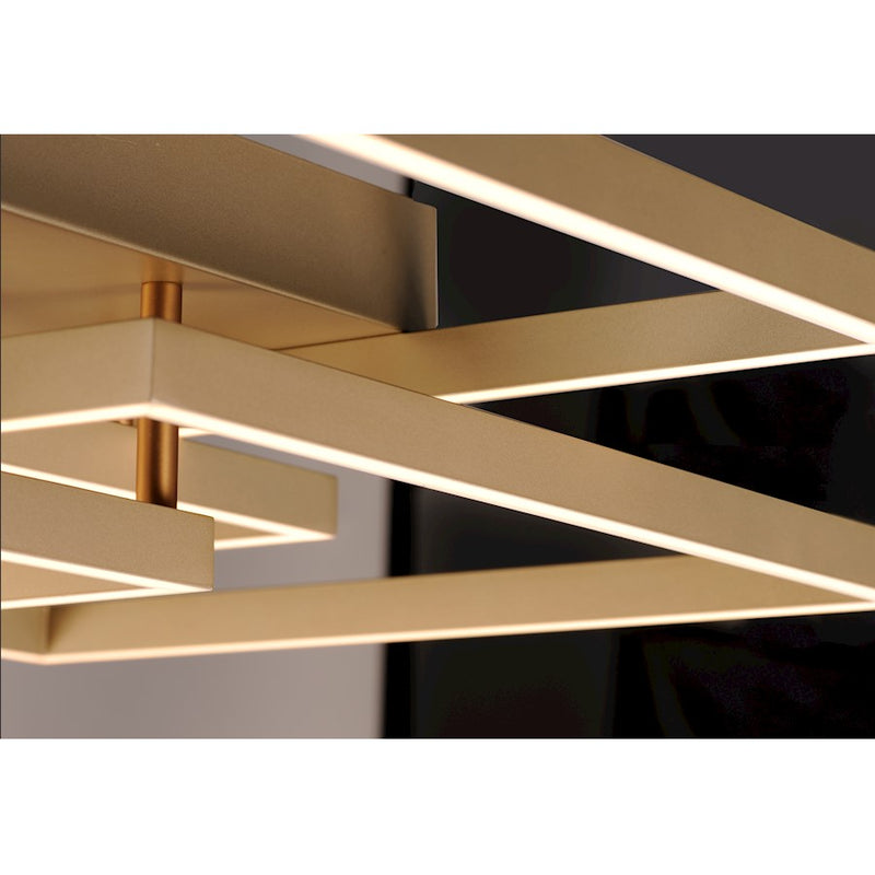 ET2 Lighting Traverse LED 12-Light Pendant, Champagne