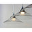 ET2 Lighting Cono 3 Light Linear Pendant, Polished Chrome