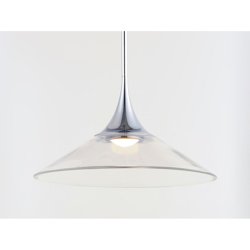 ET2 Lighting Cono 5 Light Pendant, Polished Chrome