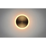 ET2 Lighting Saucer LED Flush Mount/Wall Sconce, Black/Gold