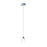 ET2 Lighting Dewdrop 1 Light LED Mini Pendant, Chrome/Clear - E21561-18PC