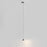 ET2 Lighting Dewdrop 1 Light LED Mini Pendant, Chrome/Clear