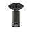 ET2 Lighting Pullman 1 Light Flush Mount, Black - E21630-BK