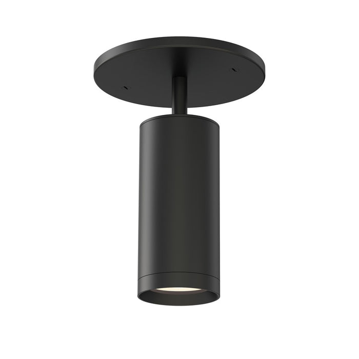 ET2 Lighting Pullman 1 Light Flush Mount, Black - E21630-BK