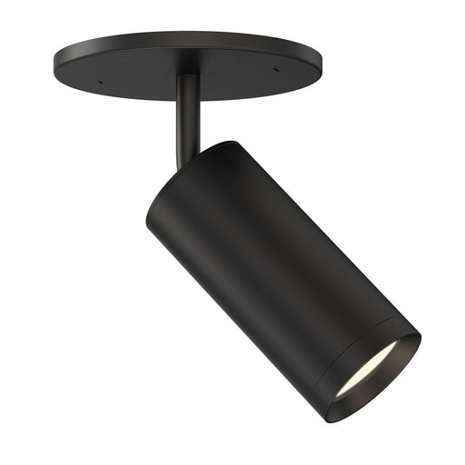 ET2 Lighting Pullman 1 Light Flush Mount, Black