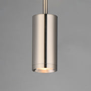 ET2 Pullman 2.25in 1-Light LED Mini Pendant | Modern Satin Nickel and Aluminum | Kitchen Island & Dining Room | Model E21631-SN