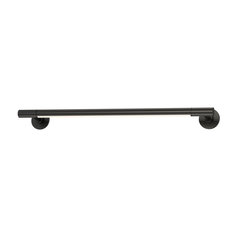 ET2 Lighting Purist 1 Light 24" Wall Sconce, Black