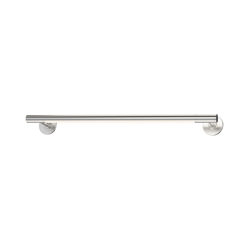 ET2 Lighting Purist 1 Light 24" Wall Sconce, Satin Nickel