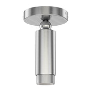 ET2 Lighting Cleo 1 Light Flush Mount, Brushed Aluminum - E21680-AL