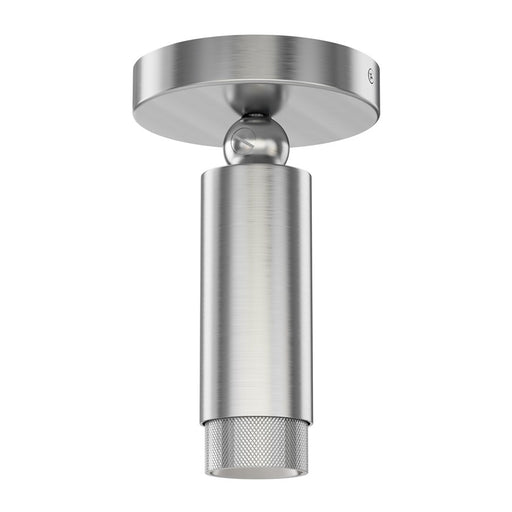 ET2 Lighting Cleo 1 Light Flush Mount, Brushed Aluminum - E21680-AL