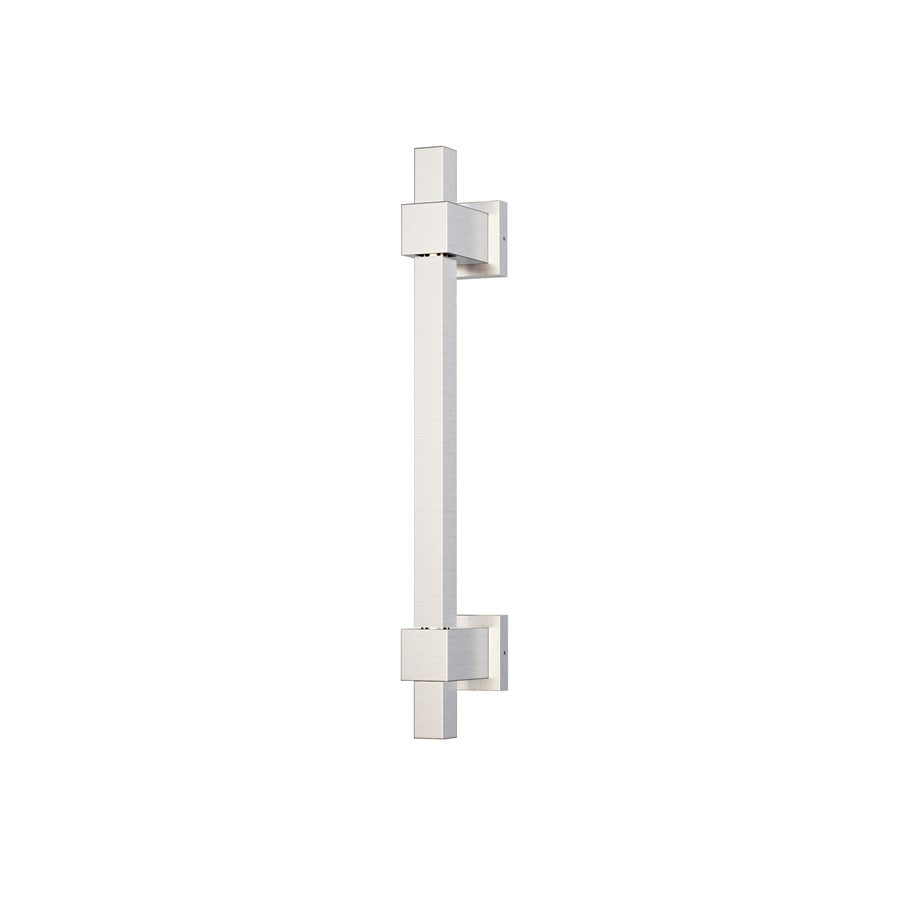 ET2 Lighting Cubist 1 Light 18" Wall Sconce, Satin Nickel - E21681-SN