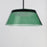 ET2 Lighting Jensen 1 Light 18" LED Pendant, Black/Green