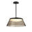 ET2 Lighting Jensen 1 Light 18" LED Pendant, Black/Smoke - E22088-138BK