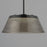 ET2 Lighting Jensen 1 Light 18" LED Pendant, Black/Smoke