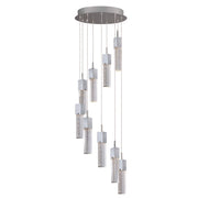 ET2 Lighting Fizz III 9 Light LED Pendant, Polished Chrome