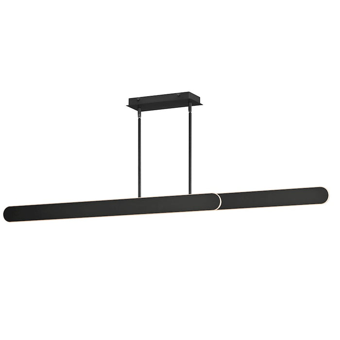 ET2 Lighting Belt Adjustable 2 Light Linear Pendant, Black - E22954-BK