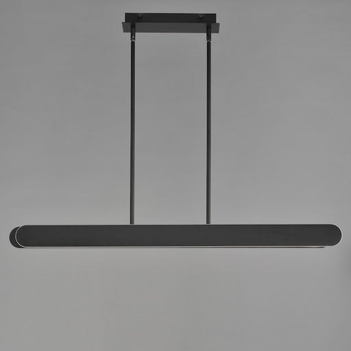 ET2 Lighting Belt Adjustable 2 Light Linear Pendant, Black