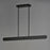 ET2 Lighting Belt Adjustable 2 Light Linear Pendant, Black