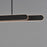 ET2 Lighting Belt Adjustable 2 Light Linear Pendant, Black
