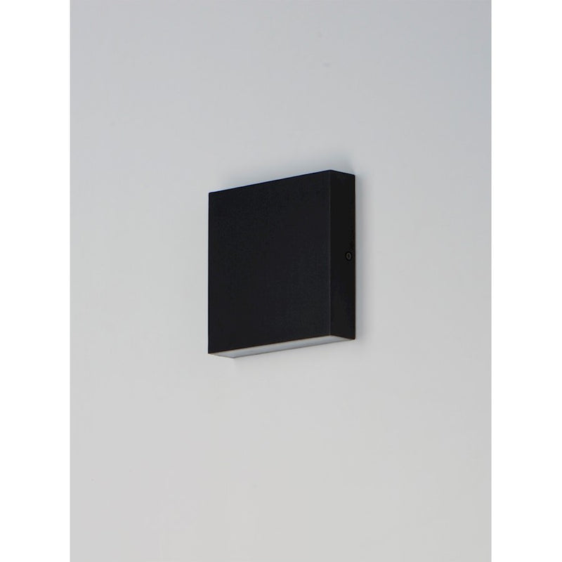 ET2 Lighting Brik LED 2-Light Small Outdoor Wall Sconce, Black