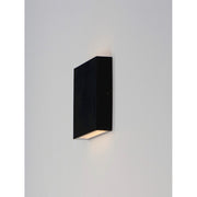 ET2 Lighting Brik LED 2-Light Small Outdoor Wall Sconce, Black