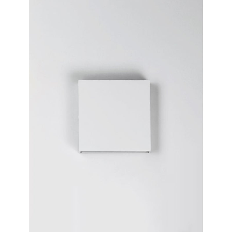 ET2 Lighting Brik LED 2-Light Small Outdoor Wall Sconce, White