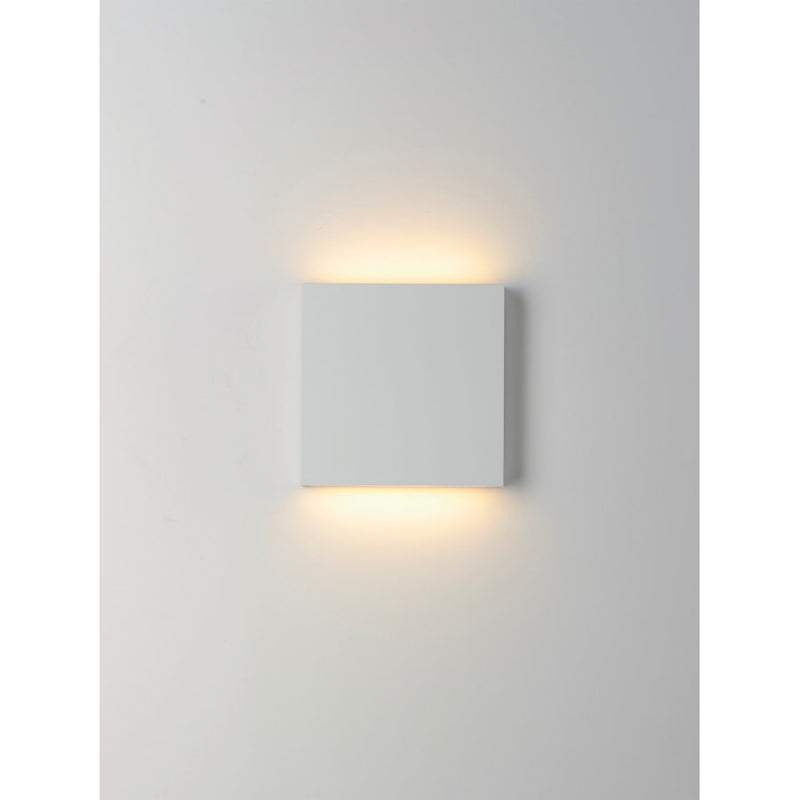 ET2 Lighting Brik LED 2-Light Small Outdoor Wall Sconce, White