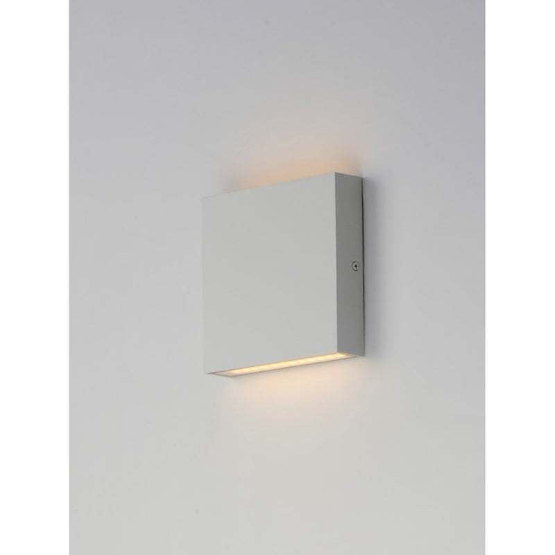 ET2 Lighting Brik LED 2-Light Small Outdoor Wall Sconce, White