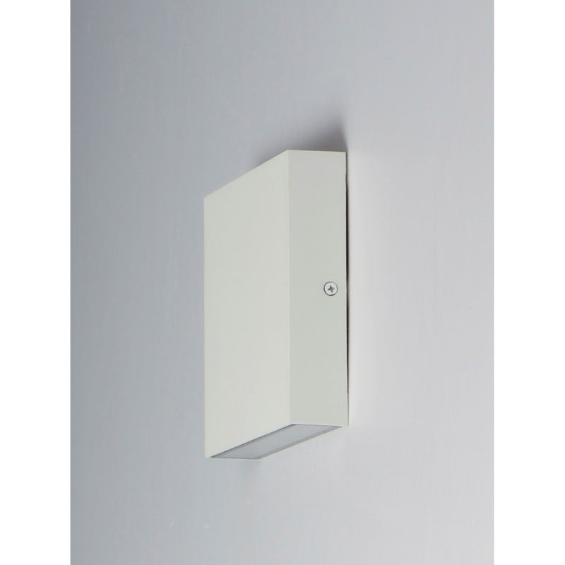 ET2 Lighting Brik LED 2-Light Small Outdoor Wall Sconce, White