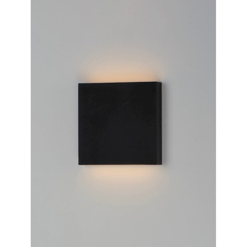 ET2 Lighting Brik LED 2-Light Large Outdoor Wall Sconce, Black