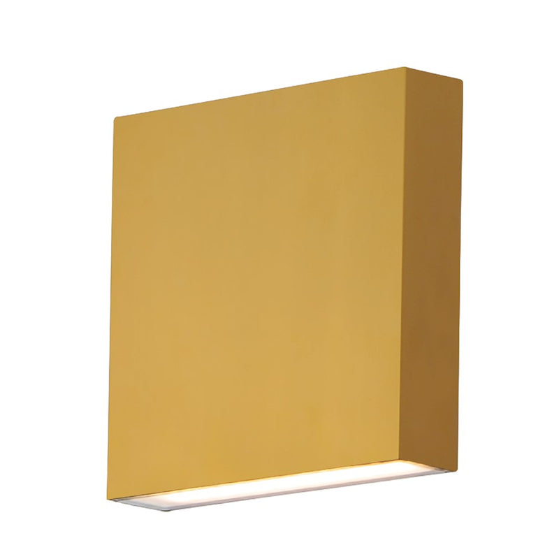 ET2 Lighting Brik 2Lt LED Outdoor Wall Mount, Brass