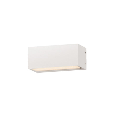 ET2 Lighting Blok 2-Light 6.75" LED Outdoor Wall Sconce, White