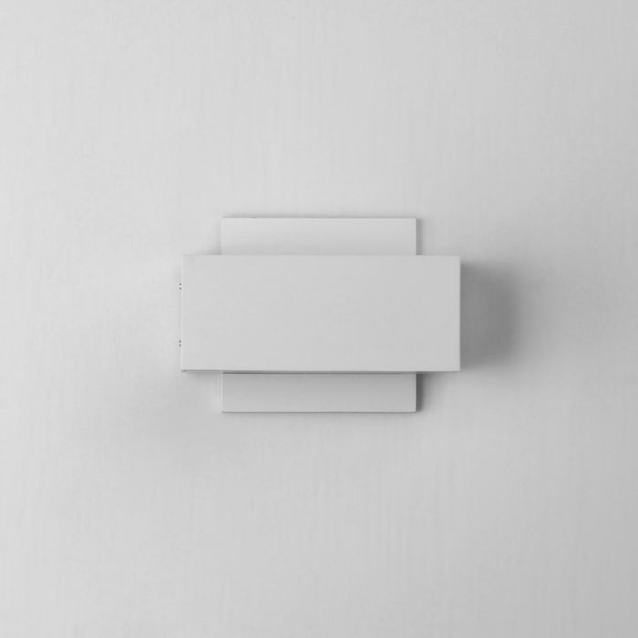 ET2 Lighting Blok 2-Light 6.75" LED Outdoor Wall Sconce, White