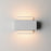 ET2 Lighting Blok 2-Light 6.75" LED Outdoor Wall Sconce, White