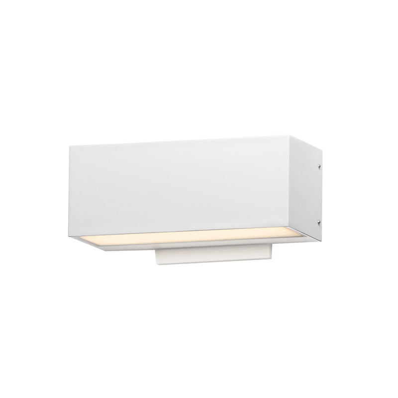 ET2 Lighting Blok 2-Light 9" LED Outdoor Wall Sconce, White