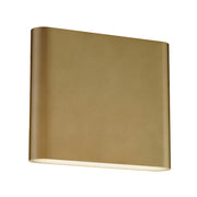 ET2 Lighting Spartan 2 Light 9.5" Indoor Wall Sconce, Brass - E23235-NAB