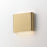 ET2 Lighting Spartan 2 Light 9.5" Indoor Wall Sconce, Brass