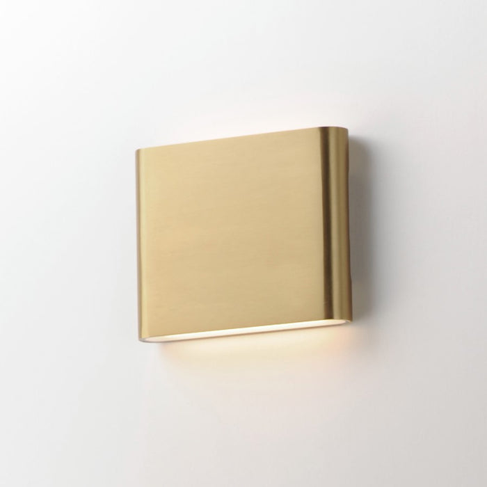 ET2 Lighting Spartan 2 Light 9.5" Indoor Wall Sconce, Brass