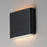 ET2 Lighting Spartan 2 Light 9.5" Wall Sconce, Black
