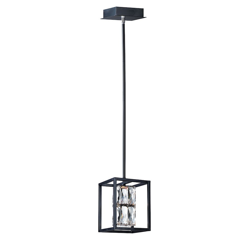 ET2 Lighting Zephyr LED 1-Light 8" Pendant, Black