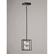 ET2 Lighting Zephyr LED 1-Light 8" Pendant, Black