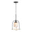 ET2 Lighting Focal Point 1 Light Pendant, Black
